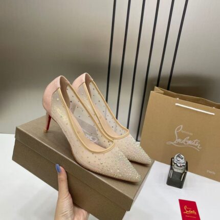 Christian Louboutin Follies Strass Pumps Heel